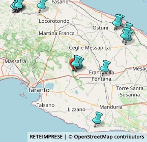 Mappa Via Vieste, 74023 Grottaglie TA, Italia (25.49529)