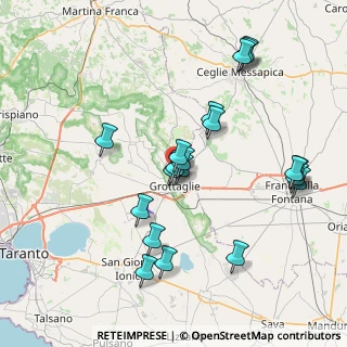 Mappa Via Potenza, 74023 Grottaglie TA, Italia (8.342)