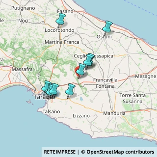 Mappa Via Potenza, 74023 Grottaglie TA, Italia (13.33909)