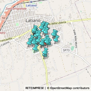 Mappa Via della Repubblica, 72022 Latiano BR, Italia (0.28929)