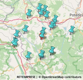 Mappa Strada Comunale Campo di Rato, 85050 Satriano di Lucania PZ, Italia (8.2925)