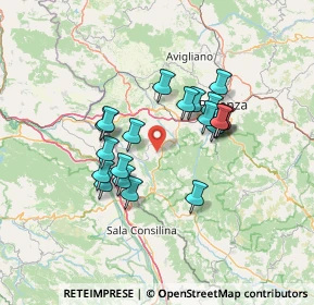 Mappa Strada Comunale Campo di Rato, 85050 Satriano di Lucania PZ, Italia (12.2565)