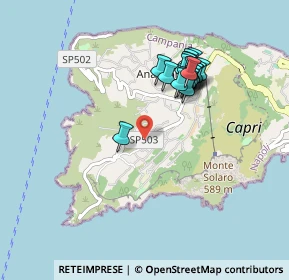 Mappa Str. Faro di Carena, 80071 Anacapri NA, Italia (0.8735)