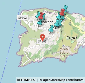 Mappa Str. Faro di Carena, 80071 Anacapri NA, Italia (1.05167)