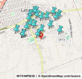 Mappa Via Ludovico Ariosto, 72022 Latiano BR, Italia (0.499)