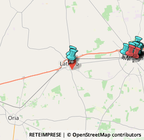 Mappa Via Ludovico Ariosto, 72022 Latiano BR, Italia (6.248)