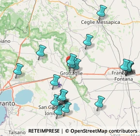 Mappa Via Santa Margherita, 74023 Grottaglie TA, Italia (9.3895)
