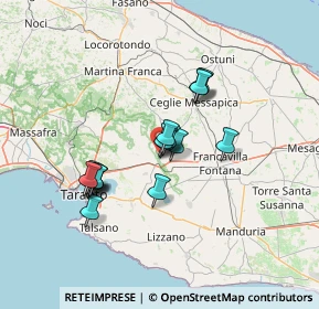 Mappa Via Santa Margherita, 74023 Grottaglie TA, Italia (11.63706)