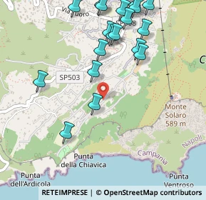 Mappa Strada Migliara, 80071 Anacapri NA, Italia (0.6675)