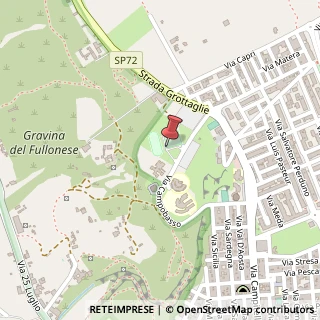 Mappa Via Campobasso, 25, 74023 Grottaglie, Taranto (Puglia)