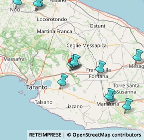 Mappa Via Osvaldo Cantore, 74023 Grottaglie TA, Italia (19.60333)