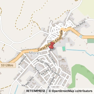 Mappa Via G. Garibaldi, 16, 07013 Mores, Sassari (Sardegna)
