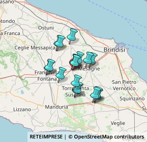 Mappa Via Scarafile, 72022 Latiano BR, Italia (9.57222)