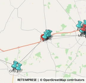 Mappa Viale Cotrino, 72022 Latiano BR, Italia (6.38778)