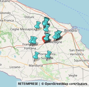 Mappa Viale Cotrino, 72022 Latiano BR, Italia (9.06889)