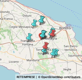 Mappa Viale Cotrino, 72022 Latiano BR, Italia (9.46533)