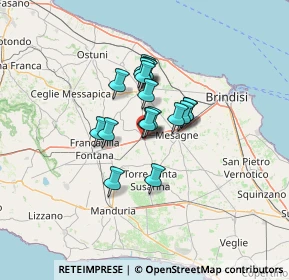 Mappa Via Sant'Antonio, 72022 Latiano BR, Italia (9.02167)