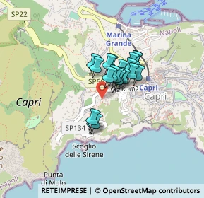 Mappa Via Mulo, 80073 Capri NA, Italia (0.2705)