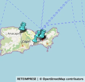 Mappa Via Occhio Marino, 80073 Capri NA, Italia (0.95125)