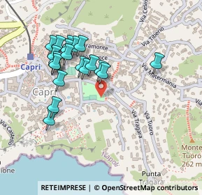 Mappa Via Occhio Marino, 80073 Capri NA, Italia (0.24)