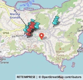 Mappa Via Occhio Marino, 80073 Capri NA, Italia (0.382)