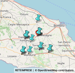 Mappa Via Dalmazia, 72022 Latiano BR, Italia (11.71941)