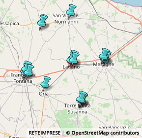 Mappa Via Dalmazia, 72022 Latiano BR, Italia (8.441)