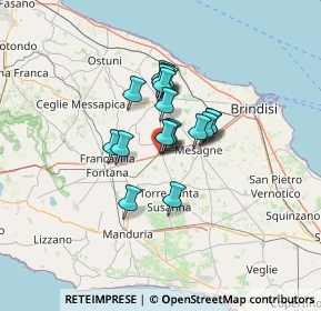 Mappa Via Torquato Tasso, 72022 Latiano BR, Italia (9.04167)