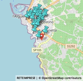 Mappa Via Nulauro, 07041 Alghero SS, Italia (0.9345)