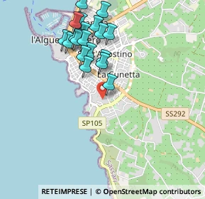 Mappa Via Nulauro, 07041 Alghero SS, Italia (1.05789)