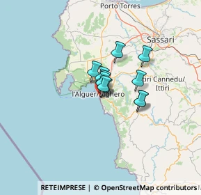 Mappa Via Nulauro, 07041 Alghero SS, Italia (7.26455)