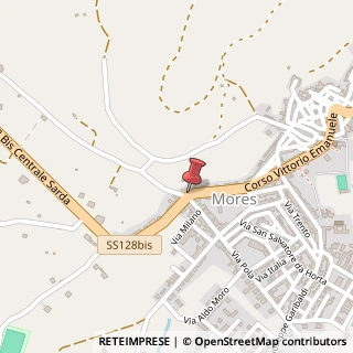 Mappa Via A. Gastaldi, 21, 07013 Mores, Sassari (Sardegna)