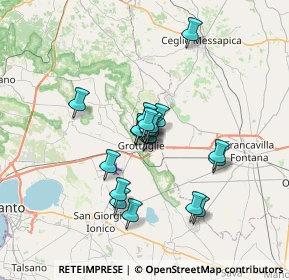 Mappa Via Friuli, 74023 Grottaglie TA, Italia (5.2575)