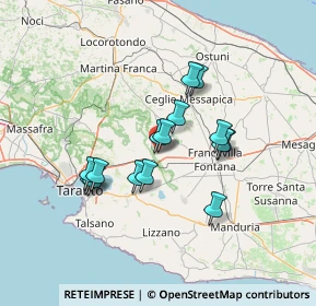Mappa Via Rodi, 74023 Grottaglie TA, Italia (11.93533)