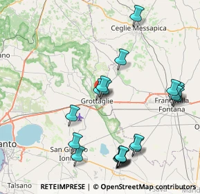 Mappa Via Rodi, 74023 Grottaglie TA, Italia (9.814)