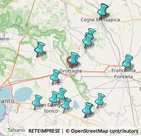 Mappa Via Lucania, 74023 Grottaglie TA, Italia (9.441)