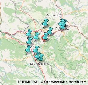Mappa Via Paschiero, 85050 Satriano di Lucania PZ, Italia (12.8365)