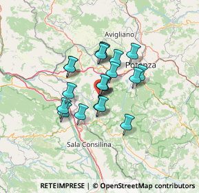 Mappa Via Paschiero, 85050 Satriano di Lucania PZ, Italia (9.864)