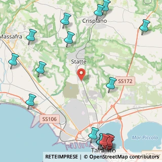 Mappa Via Egidio Pignatelli, 74010 Statte TA, Italia (7.416)