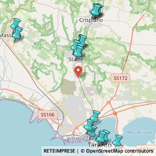 Mappa Via Egidio Pignatelli, 74010 Statte TA, Italia (6.407)