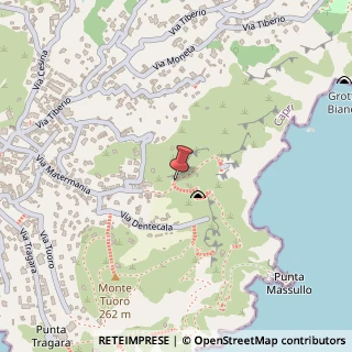 Mappa Via Arco Naturale, 3, 80073 Capri, Napoli (Campania)