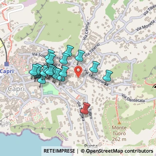 Mappa Via Cercola, 80076 Capri NA, Italia (0.21429)