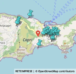 Mappa Via Torina, 80073 Capri NA, Italia (0.808)