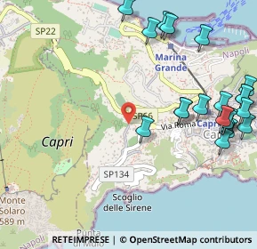 Mappa Via Torina, 80073 Capri NA, Italia (0.7285)