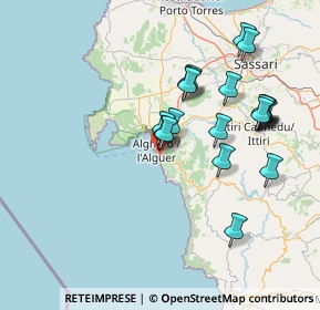 Mappa Via Txu Terrat, 07041 Alghero SS, Italia (15.5245)