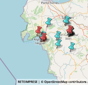 Mappa Strada Vicinale Valverde, 07041 Alghero SS, Italia (14.2535)