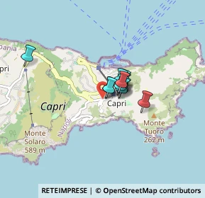 Mappa Via del Castiglione, 80073 Capri NA, Italia (0.46636)