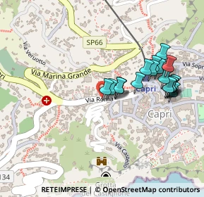 Mappa Via Lo Palazzo, 80073 Capri NA, Italia (0.241)