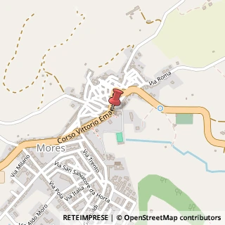 Mappa Via Vitt. Emanuele, Mores, SS 07013, 07013 Mores SS, Italia, 07013 Mores, Sassari (Sardegna)