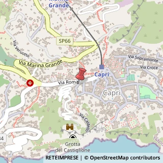 Mappa Via Castello, 6-8, 80076 Capri, Napoli (Campania)